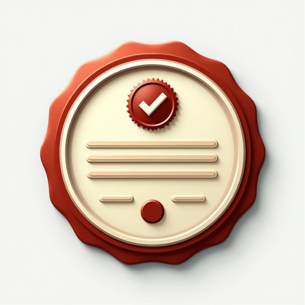 Icono de certificación